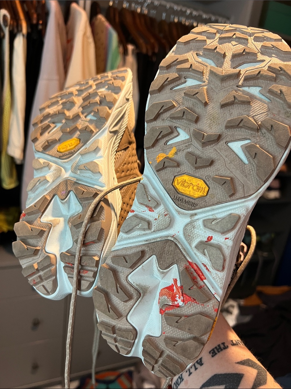 Hoka Anacapa 2 Women’s Size 8 Dune Trail Sneakers - Picture 3 of 6